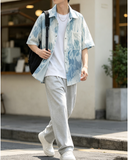 Men Tie Dye Short Sleeve Shirt